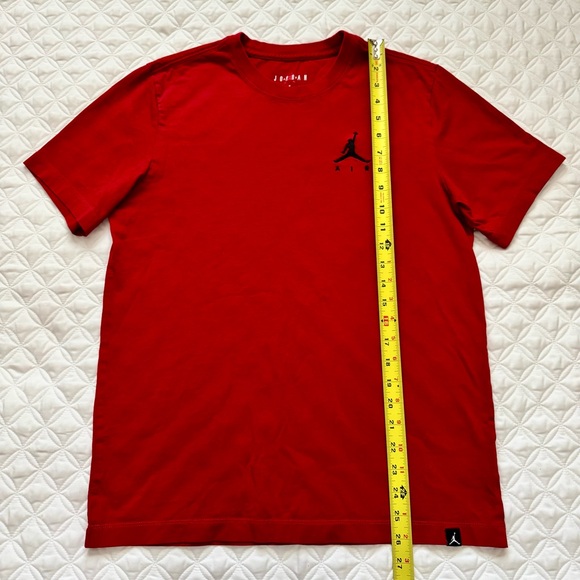Nike Air Jordan Red Jumpman Short Sleeve Tee Size M - Picture 4 of 13